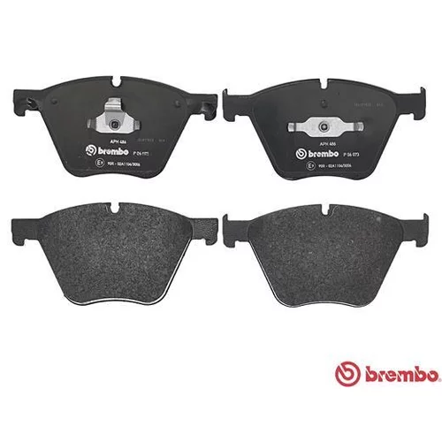 Sada brzdových platničiek kotúčovej brzdy BREMBO P 06 073 - obr. 1