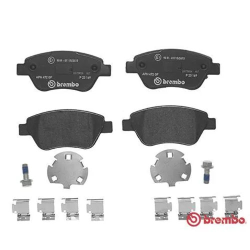 Sada brzdových platničiek kotúčovej brzdy BREMBO P 23 169 - obr. 1