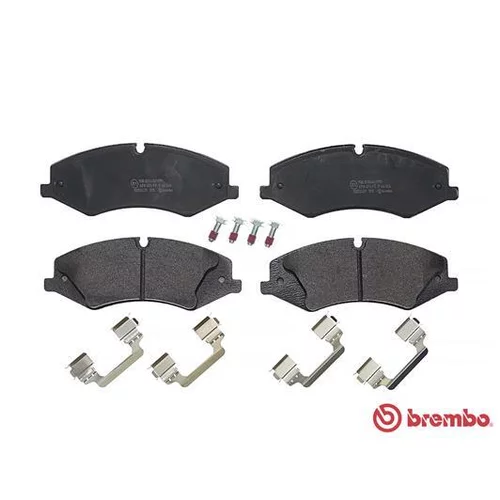 Sada brzdových platničiek kotúčovej brzdy BREMBO P 44 024 - obr. 1