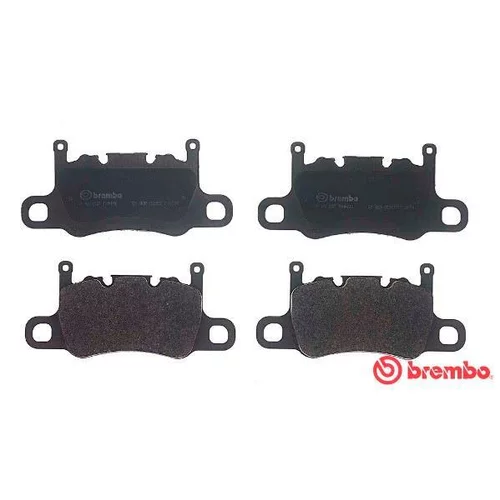 Sada brzdových platničiek kotúčovej brzdy BREMBO P 65 037 - obr. 1