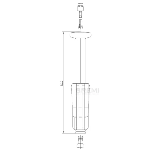 Pripájací konektor zapaľovacej sviečky BREMI 13303/2