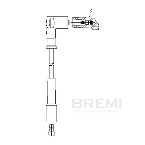 Zapaľovací kábel BREMI 3A56/50