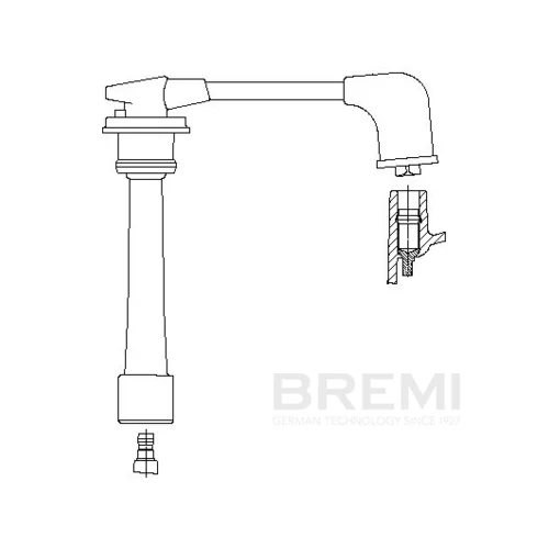 Zapaľovací kábel BREMI 6A85/31