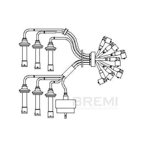 Sada zapaľovacích káblov BREMI 243