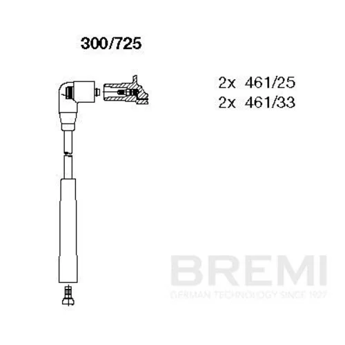 Sada zapaľovacích káblov BREMI 300/725