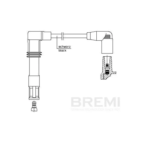 Zapaľovací kábel BREMI 1A13/26