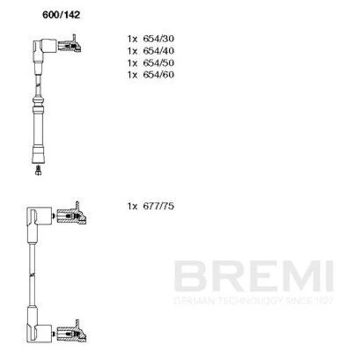 Sada zapaľovacích káblov BREMI 600/142