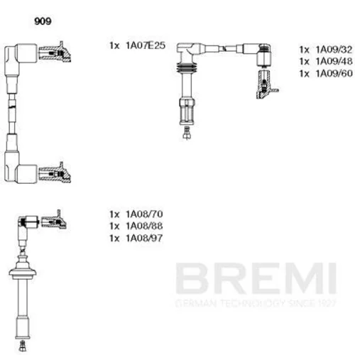 Sada zapaľovacích káblov BREMI 909
