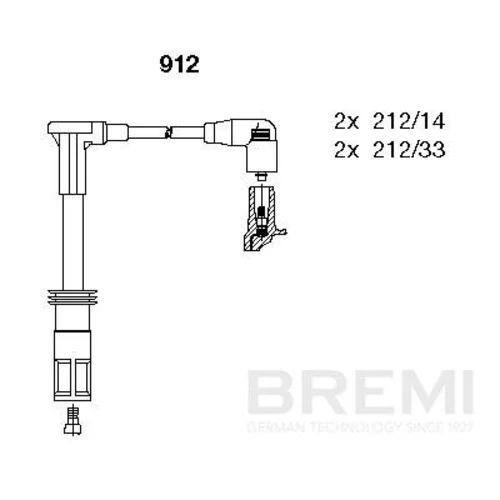 Sada zapaľovacích káblov BREMI 912