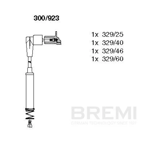 Sada zapaľovacích káblov BREMI 300/923