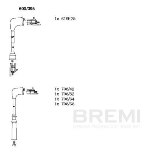 Sada zapaľovacích káblov BREMI 600/395