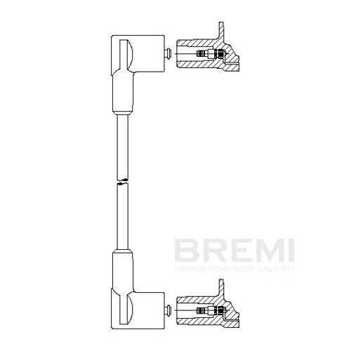 Zapaľovací kábel BREMI 677/75