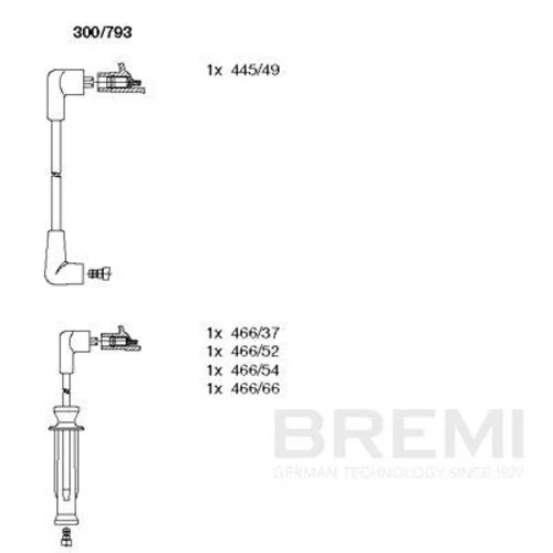 Sada zapaľovacích káblov BREMI 300/793