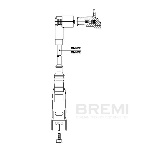 Zapaľovací kábel BREMI 111/75