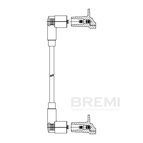 Zapaľovací kábel BREMI 114/75