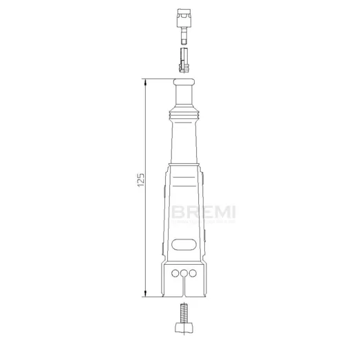 Pripájací konektor zapaľovacej sviečky BREMI 13202/1