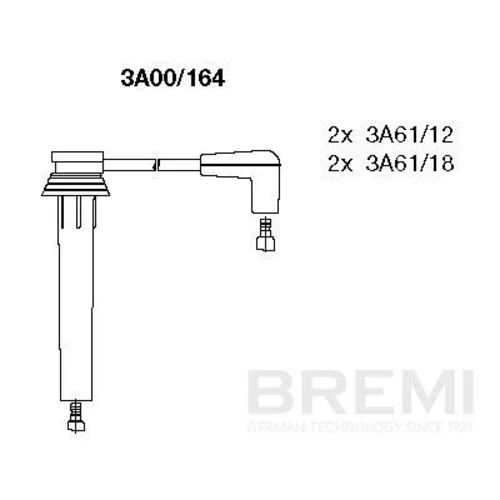 Sada zapaľovacích káblov BREMI 3A00/164