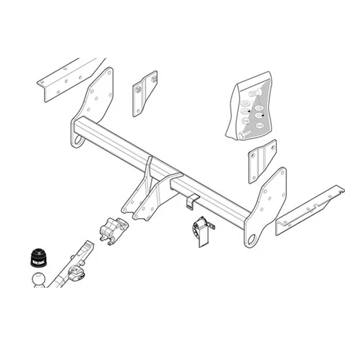 Ťažné zariadenie THULE/BRINK 470400