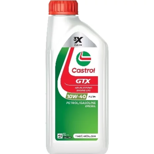 Motorový olej CASTROL GTX ULTRACLEAN 10W-40 A3/B4 1L