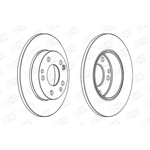 Brzdový kotúč CHAMPION 561330CH - obr. 1
