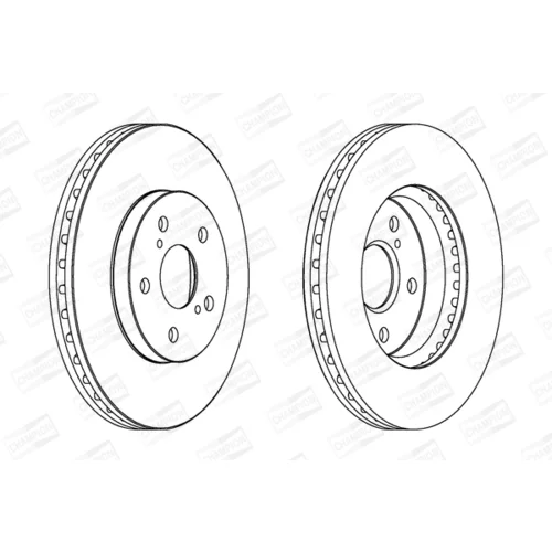 Brzdový kotúč CHAMPION 563047CH - obr. 1
