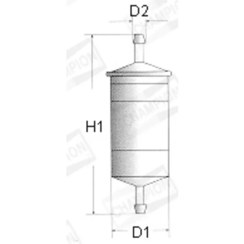 Palivový filter CHAMPION L220/606