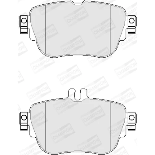 Sada brzdových platničiek kotúčovej brzdy CHAMPION 573843CH - obr. 1