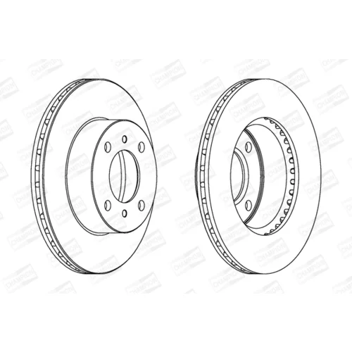Brzdový kotúč CHAMPION 562011CH - obr. 1