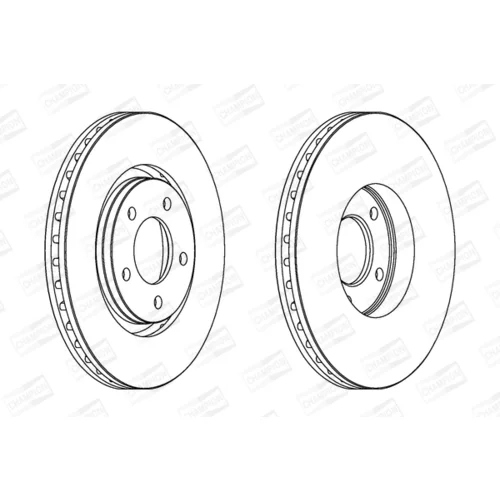 Brzdový kotúč CHAMPION 562292CH - obr. 1