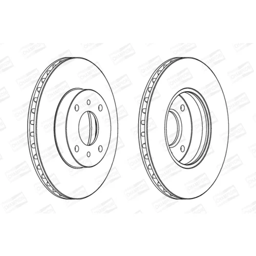 Brzdový kotúč CHAMPION 562232CH - obr. 1