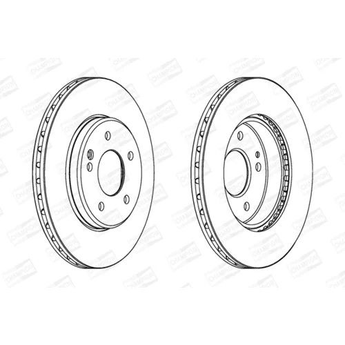 Brzdový kotúč CHAMPION 561697CH - obr. 1