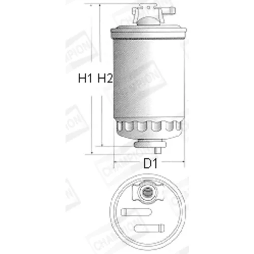 Palivový filter CHAMPION L120/606