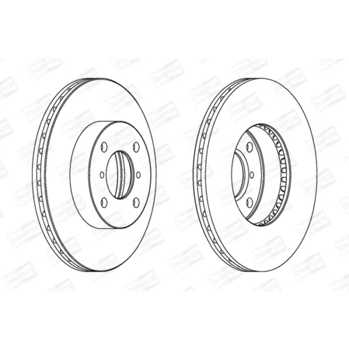 Brzdový kotúč CHAMPION 562179CH - obr. 1