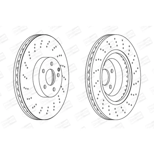 Brzdový kotúč CHAMPION 562678CH-1 - obr. 1