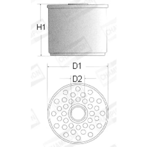 Palivový filter CHAMPION L132/606