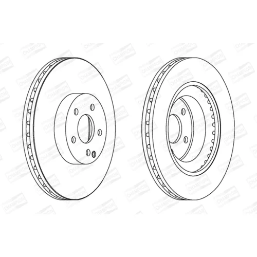 Brzdový kotúč CHAMPION 562396CH-1 - obr. 1