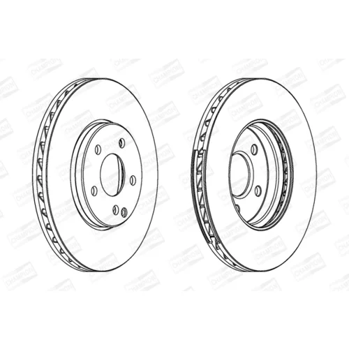 Brzdový kotúč CHAMPION 563056CH-1 - obr. 1