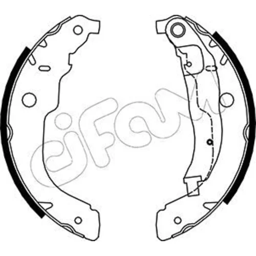 Sada brzdových čeľustí CIFAM 153-333