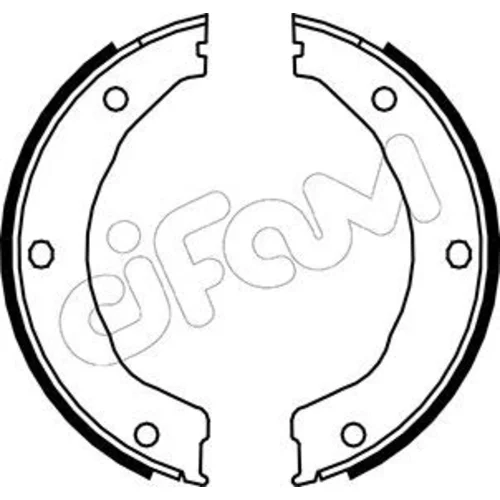 Sada brzd. čeľustí parkov. brzdy CIFAM 153-145