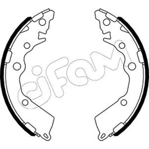 Sada brzdových čeľustí CIFAM 153-588