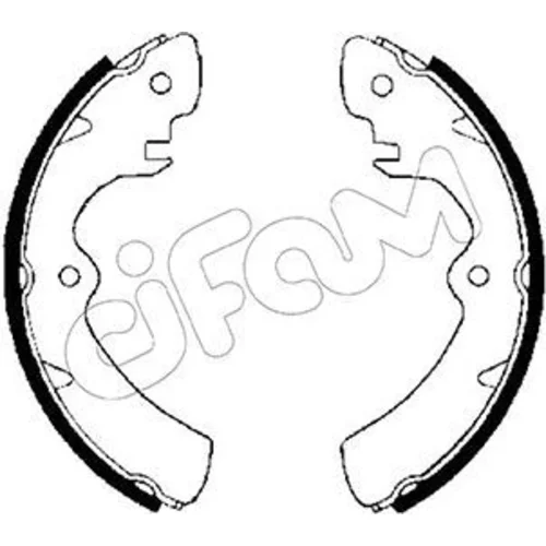 Sada brzdových čeľustí CIFAM 153-390