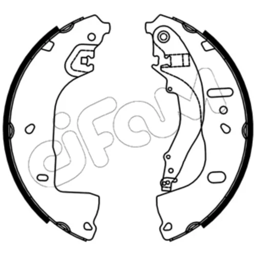 Sada brzdových čeľustí CIFAM 153-764