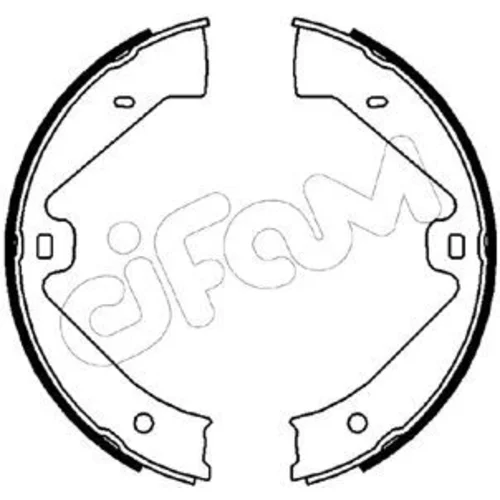 Sada brzd. čeľustí parkov. brzdy CIFAM 153-528