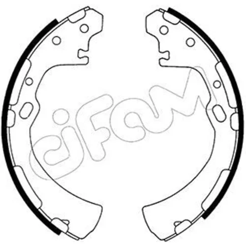 Sada brzdových čeľustí CIFAM 153-279