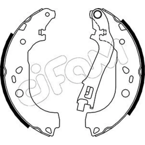 Sada brzdových čeľustí CIFAM 153-088