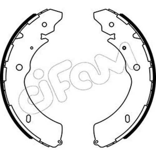 Sada brzdových čeľustí CIFAM 153-572