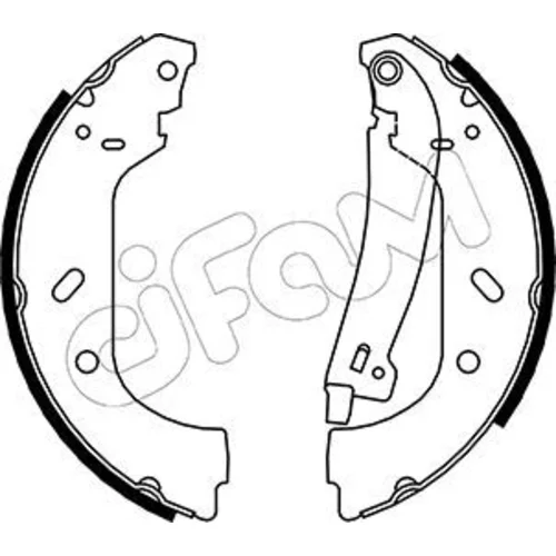 Sada brzdových čeľustí CIFAM 153-074Y