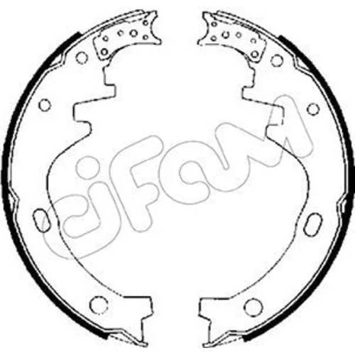 Sada brzdových čeľustí CIFAM 153-274