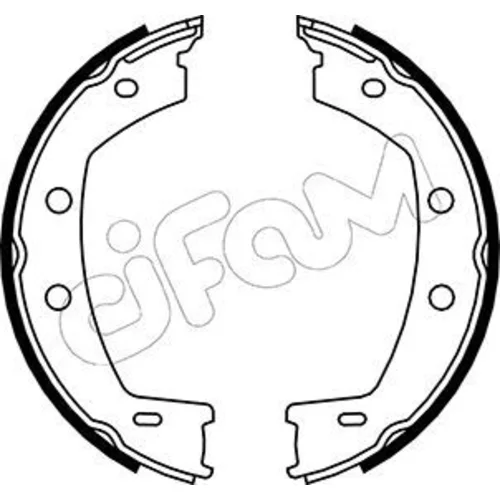 Sada brzd. čeľustí parkov. brzdy CIFAM 153-374