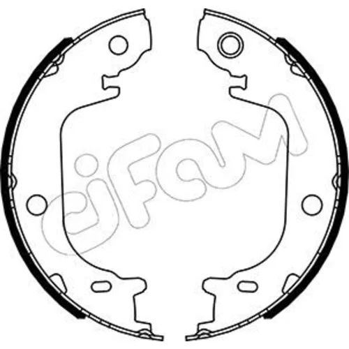 Sada brzd. čeľustí parkov. brzdy CIFAM 153-644